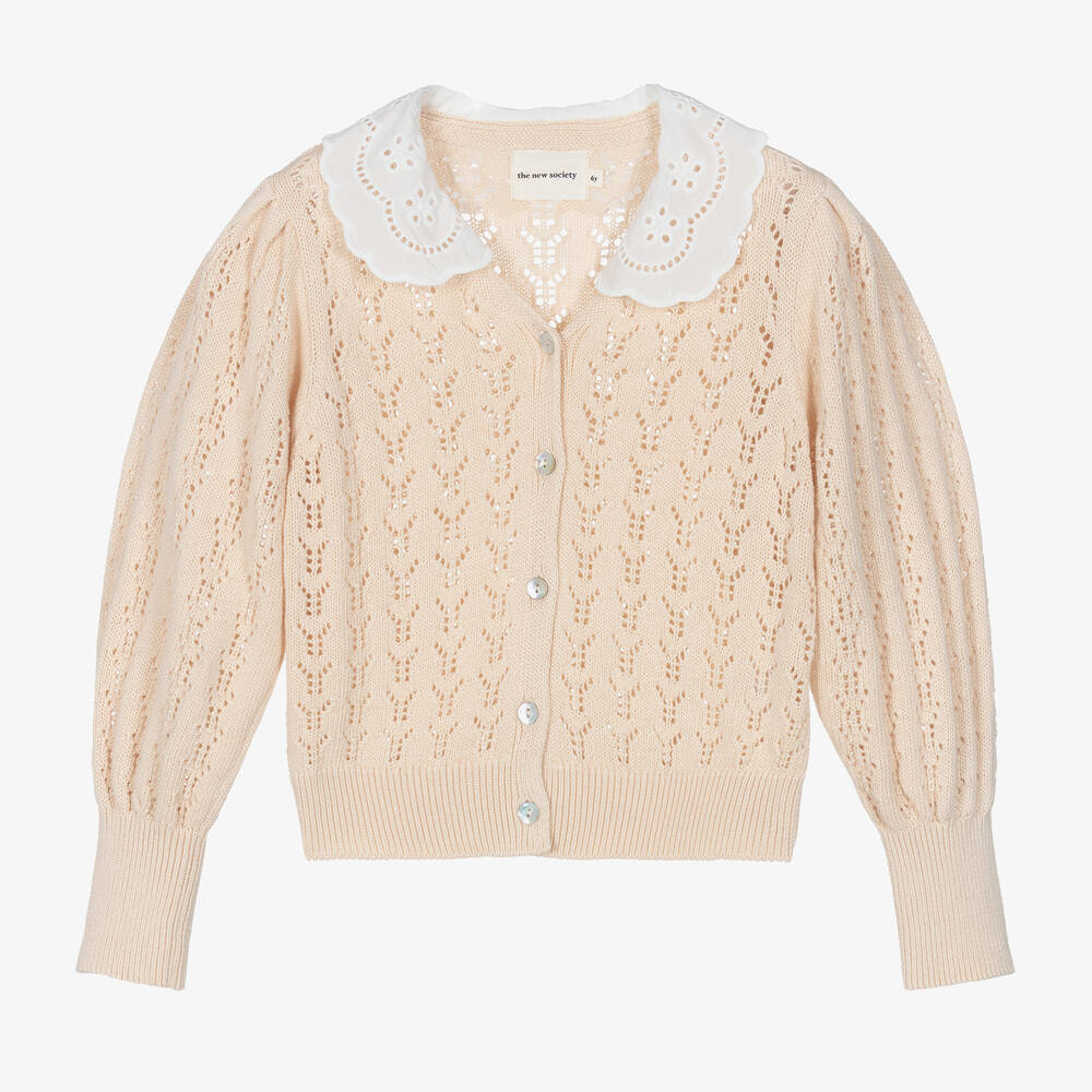 Childrens ivory cardigan store