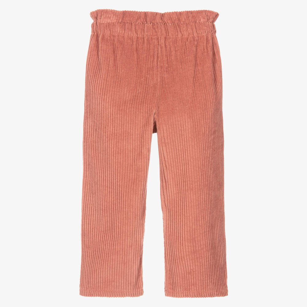 The New Society-Girls Pink Corduroy Trousers | Childrensalon Outlet