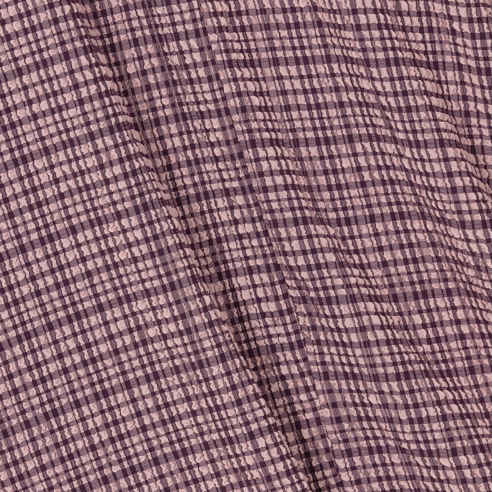 The New Society-Girls Pink & Purple Check Seersucker Dress | Childrensalon Outlet