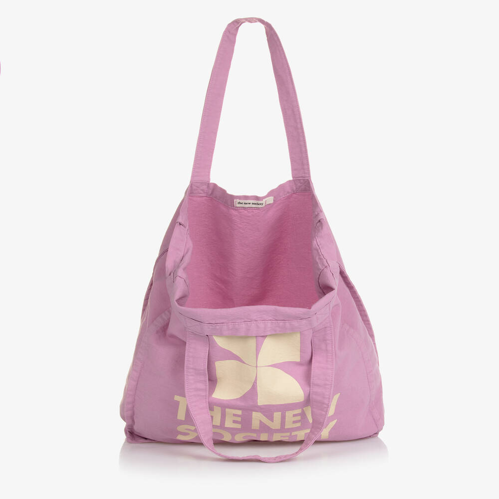 Pink canvas tote clearance