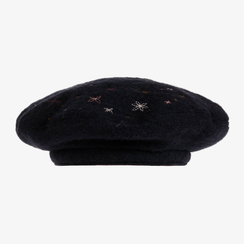 The New Society - Teen Girls Blue Star Beret | Childrensalon