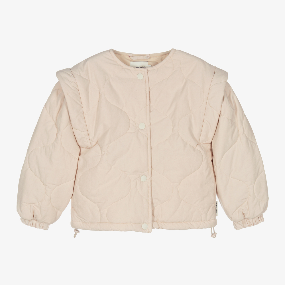 The New Society-Teen Girls Ecru Quilted Jacket | Childrensalon Outlet