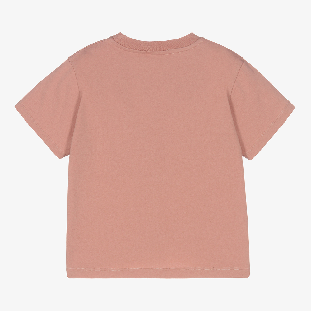 The New Society - Teen Girls Pink Cotton T-Shirt