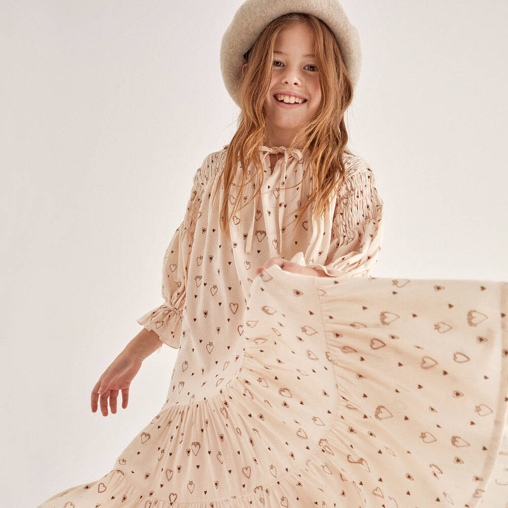 The New Society-Teen Girls Pink Hearts Dress | Childrensalon Outlet