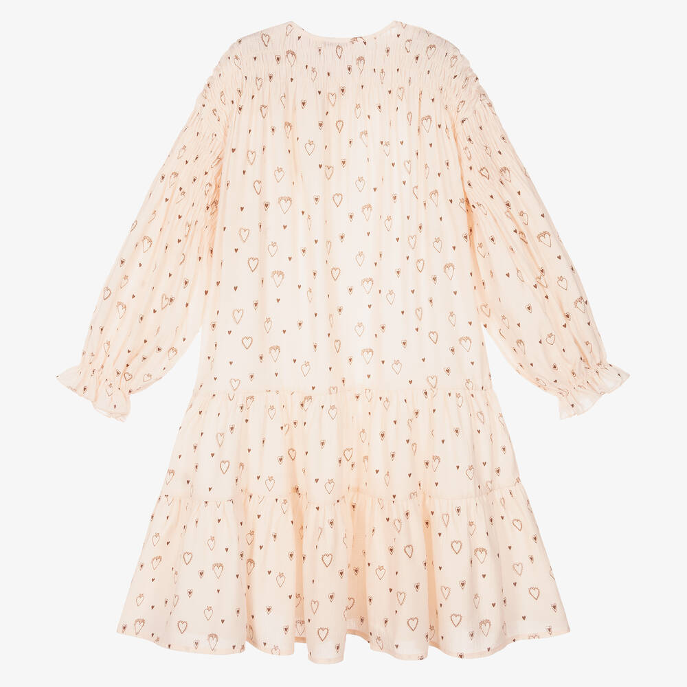 The New Society-Teen Girls Pink Hearts Dress | Childrensalon Outlet