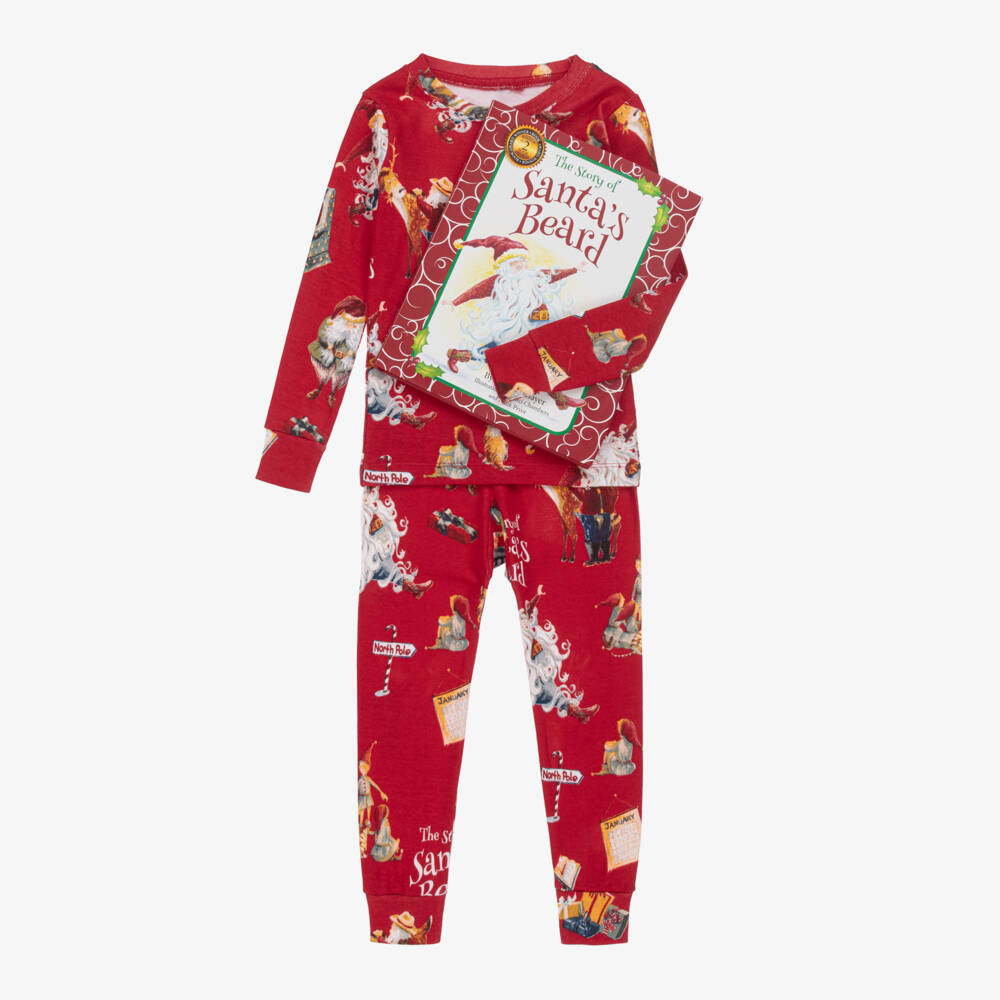 Books to Bed-The Story Of Santa's Beard Pyjamas & Book Set | Childrensalon Outlet
