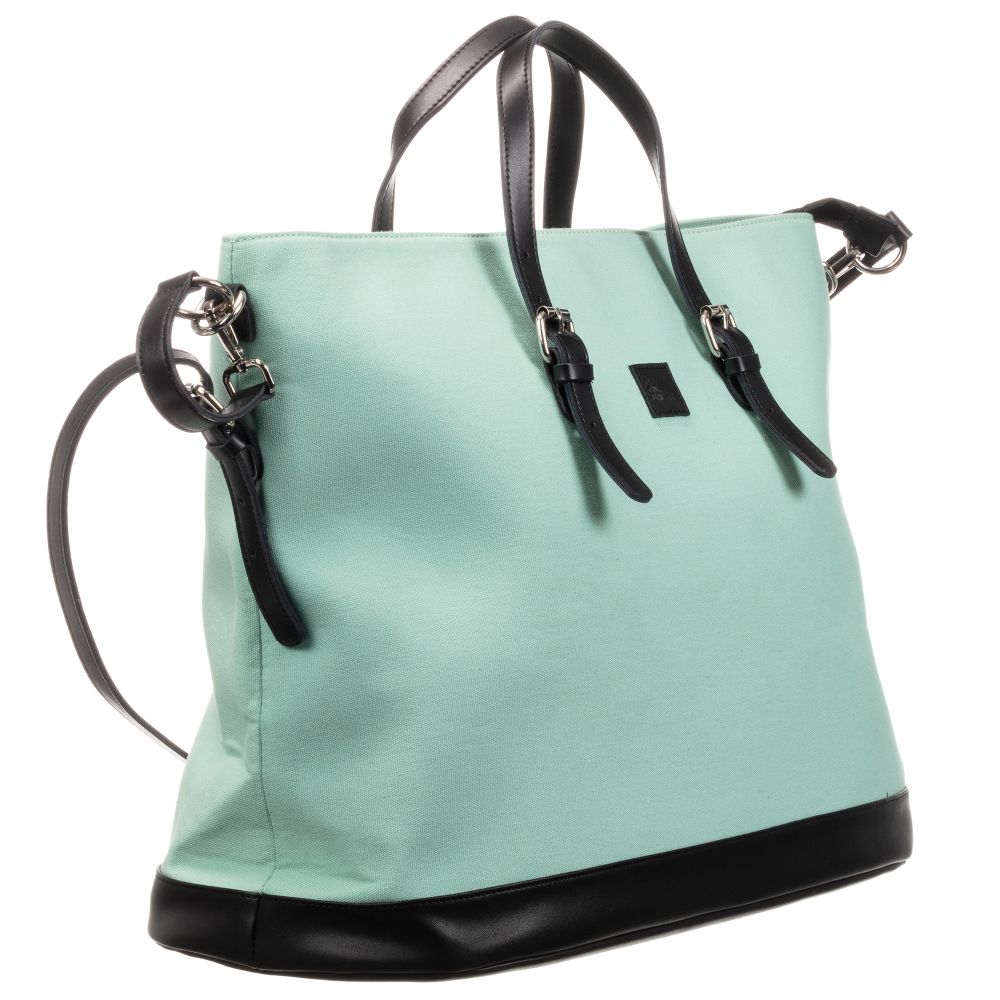 teal baby changing bag