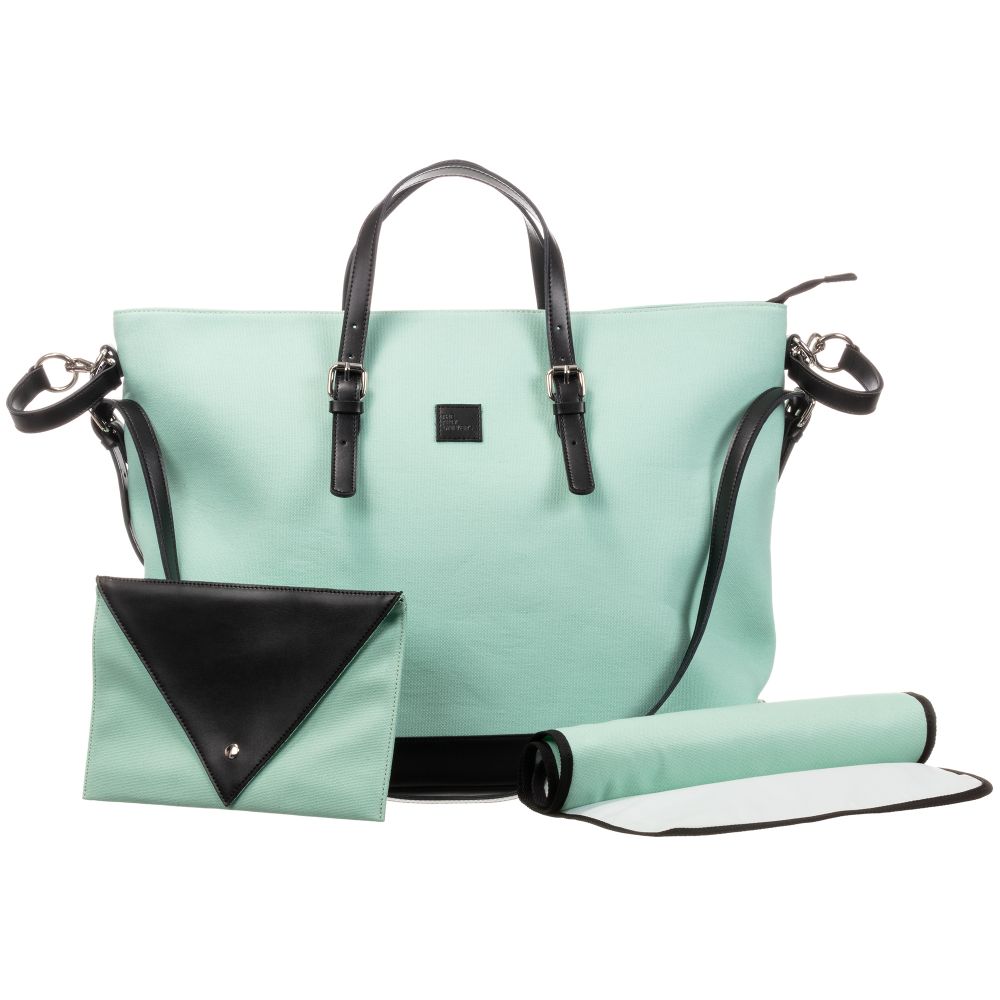 teal baby changing bag