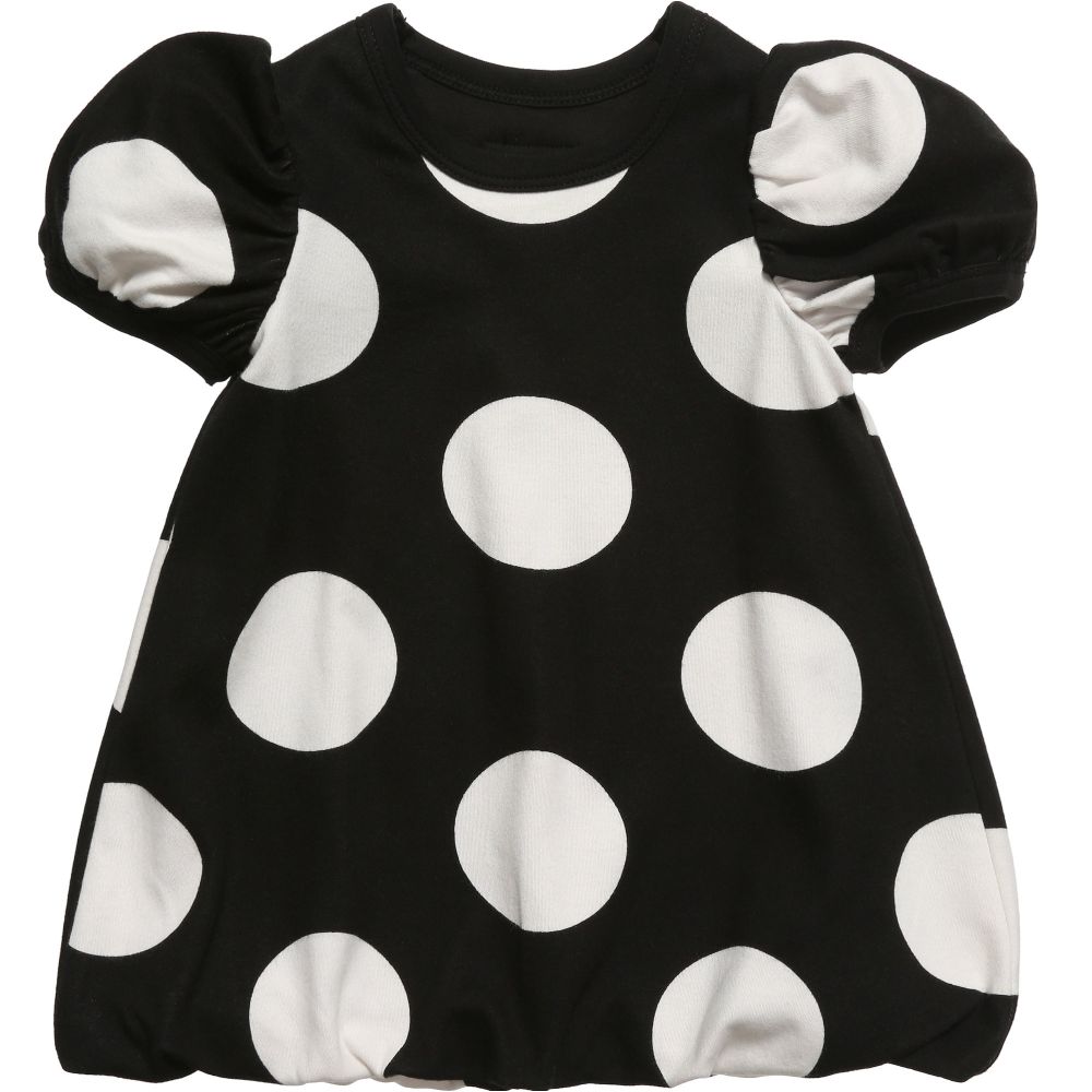 The Tiny Universe - Black 'The Tiny Dot' Jersey Dress | Childrensalon