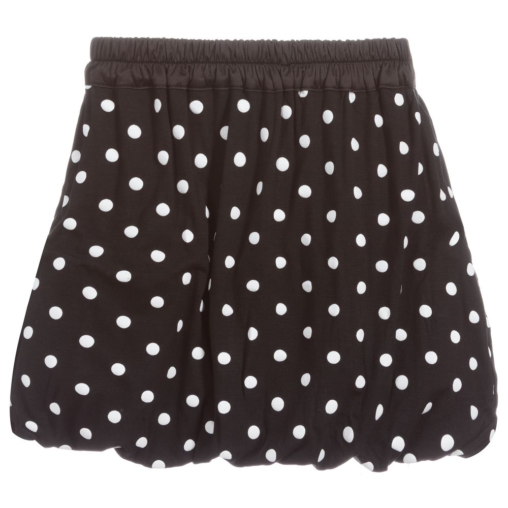 The Tiny Universe - Black & White Polka Dot Skirt | Childrensalon Outlet