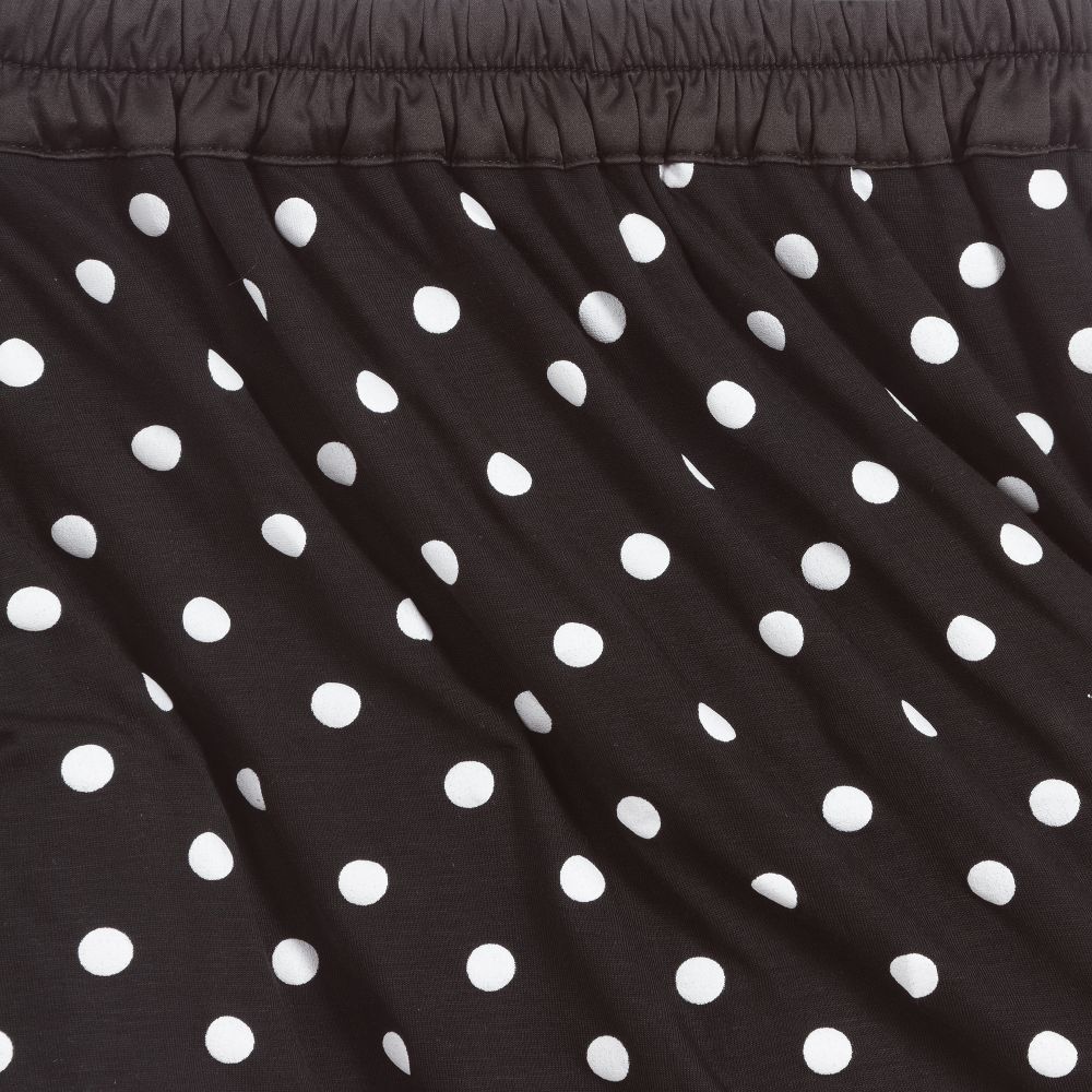 The Tiny Universe - Black & White Polka Dot Skirt | Childrensalon Outlet