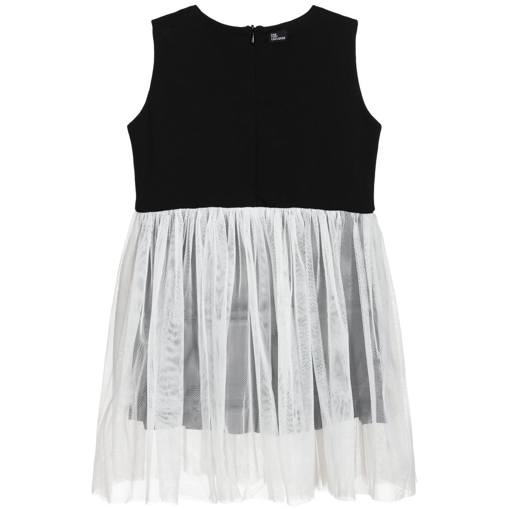 The Tiny Universe Black White Tulle Dress Childrensalon Outlet