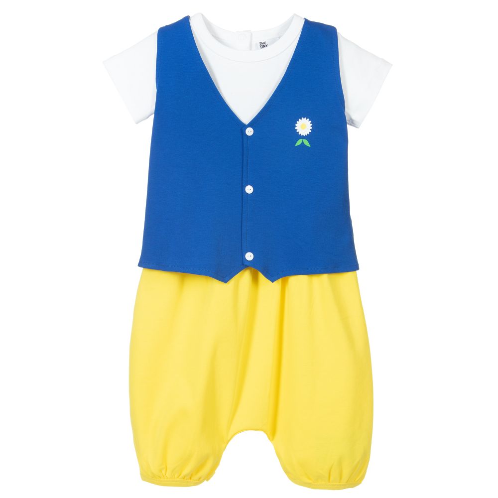 The Tiny Universe - Boys Swedish Cotton Shortie | Childrensalon