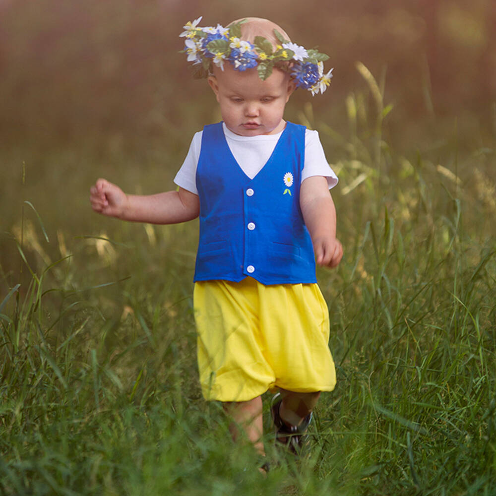 The Tiny Universe-Boys Swedish Cotton Shortie | Childrensalon Outlet