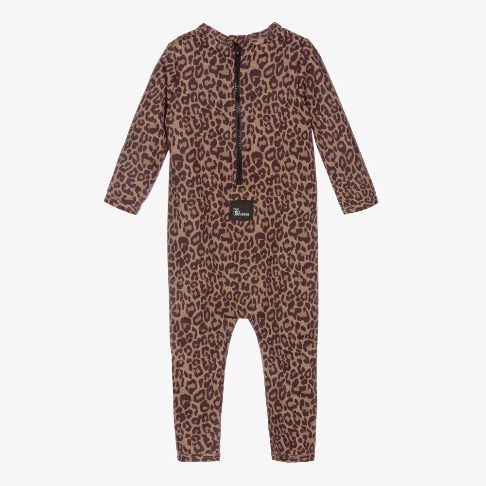The Tiny Universe-Brown Sun Suit (UPF50+) | Childrensalon Outlet