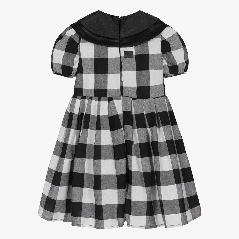 Black and white plaid baby dress new arrivals