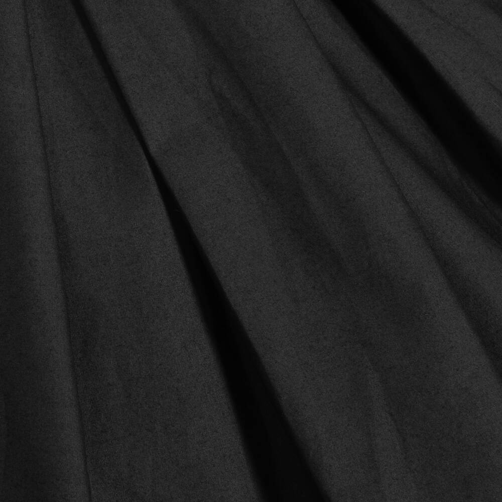 The Tiny Universe-Girls Black Cotton Dress | Childrensalon Outlet
