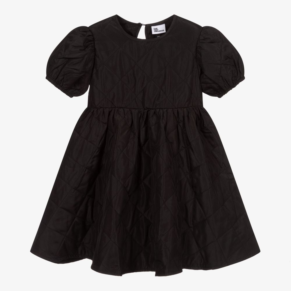 The Tiny Universe - Schwarzes Steppkleid für Mädchen | Childrensalon