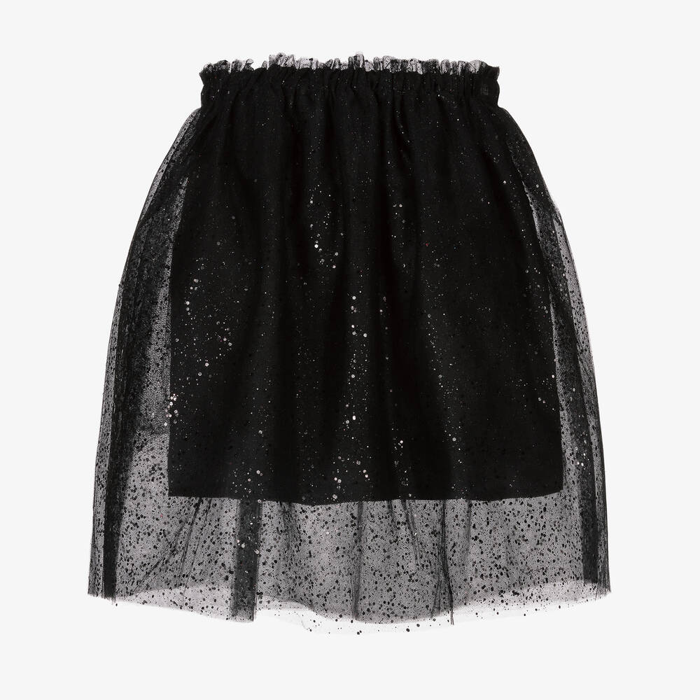 The Tiny Universe - Jupe noire scintillante en tulle Fille | Childrensalon