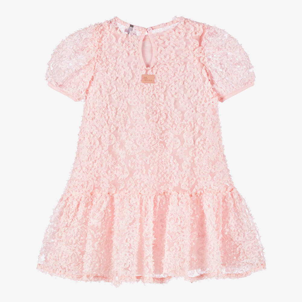 The Tiny Universe-Girls Blush Tulle Layered Dress | Childrensalon Outlet