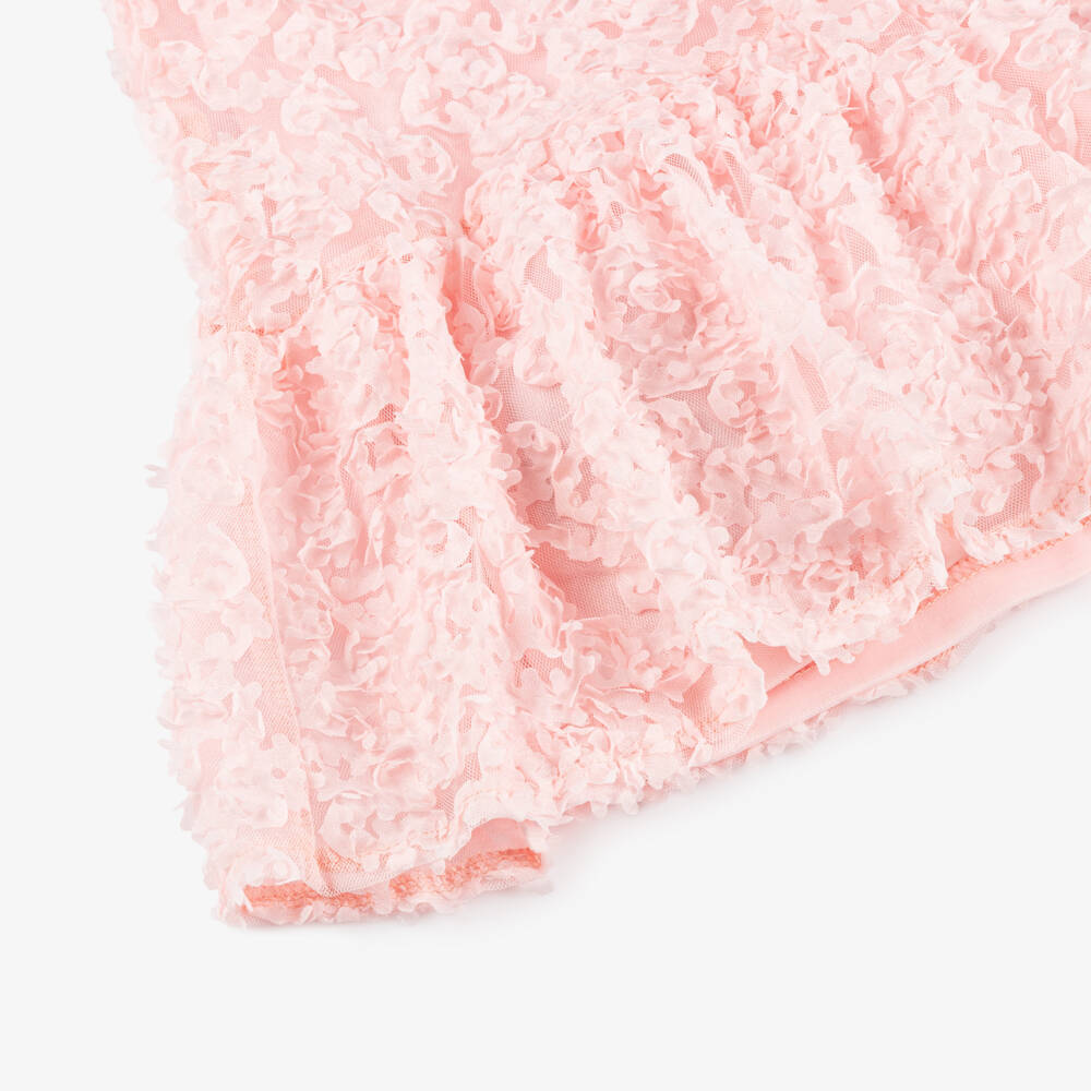 The Tiny Universe-Girls Blush Tulle Layered Dress | Childrensalon Outlet