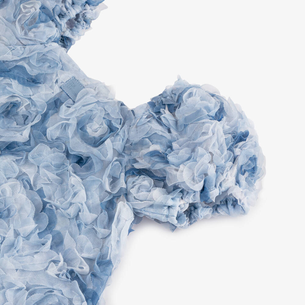 The Tiny Universe-Girls Dreamy Blue Floral Dress | Childrensalon Outlet