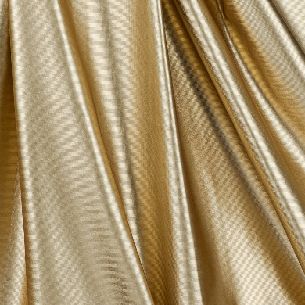 The Tiny Universe-Платье из золотистого атласа для девочек | Childrensalon Outlet