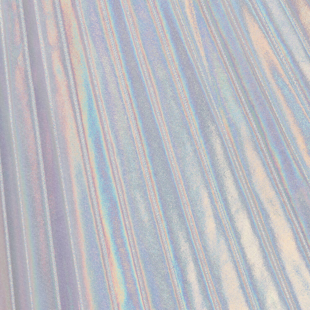 The Tiny Universe-Girls Metallic Silver Pleated Skirt  | Childrensalon Outlet