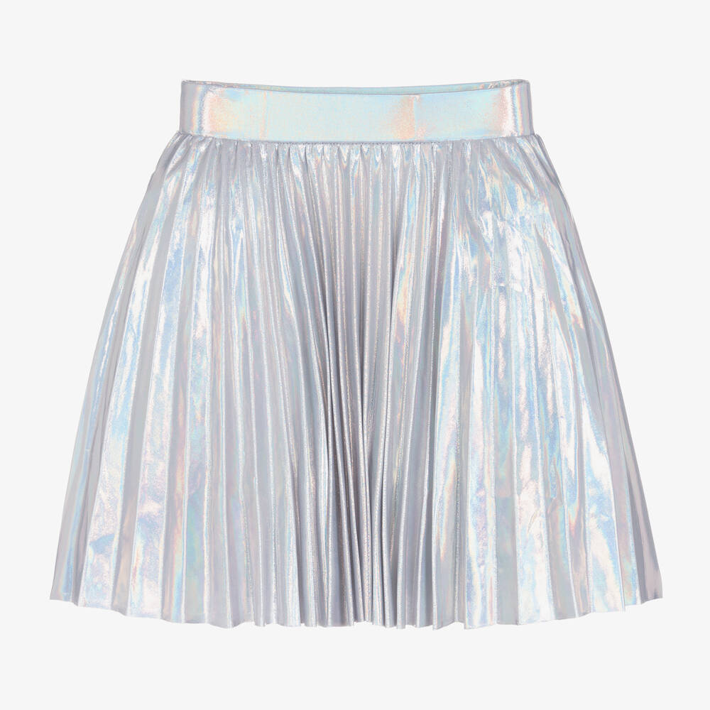 Silver metallic skirt 5x7 hot sale