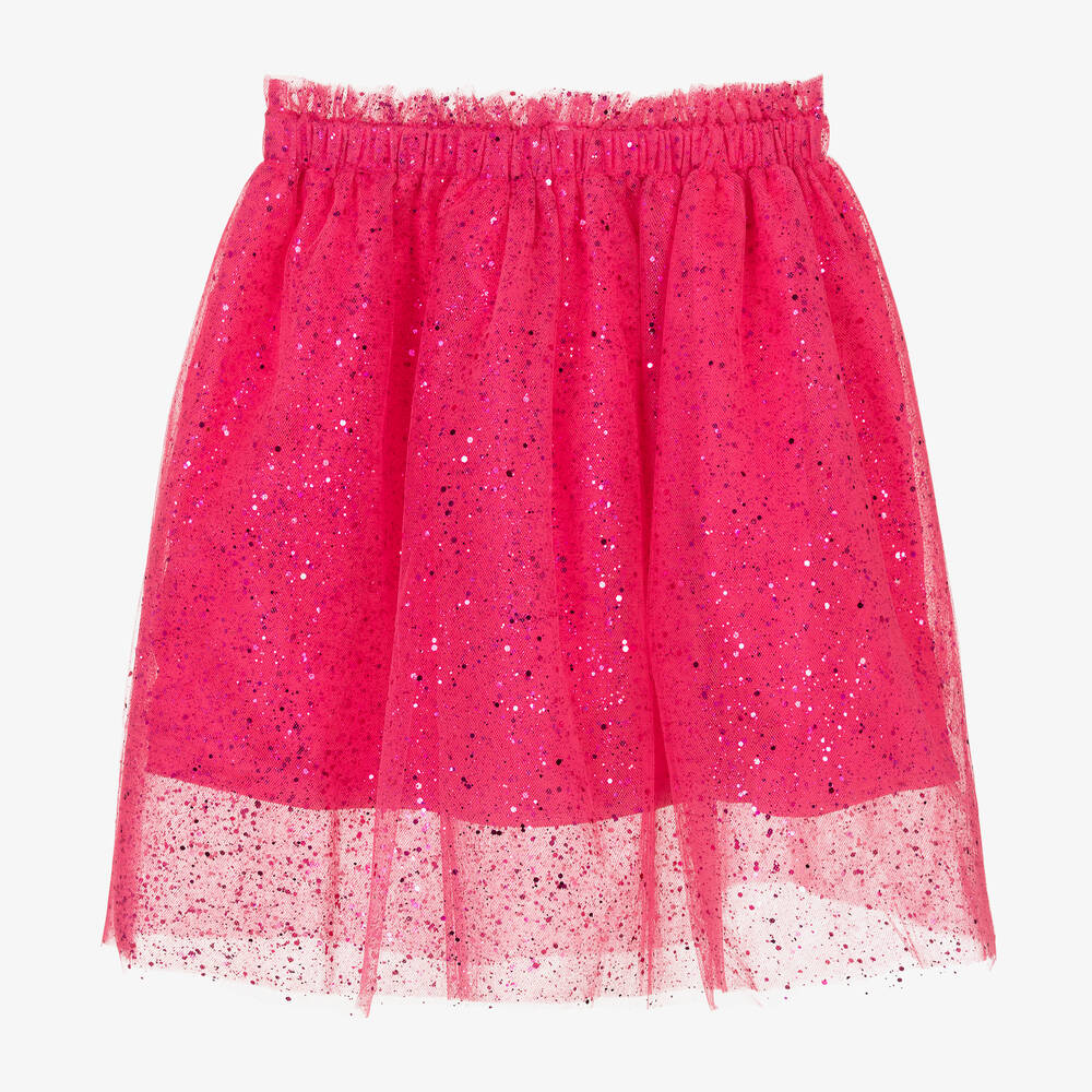 Pink glitter tulle skirt online