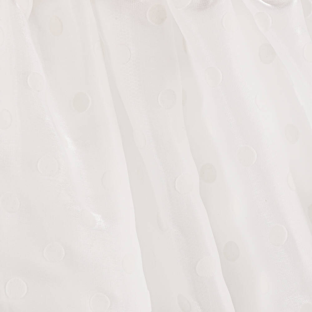 The Tiny Universe-Girls Organza Dress with Pink Bloom | Childrensalon Outlet