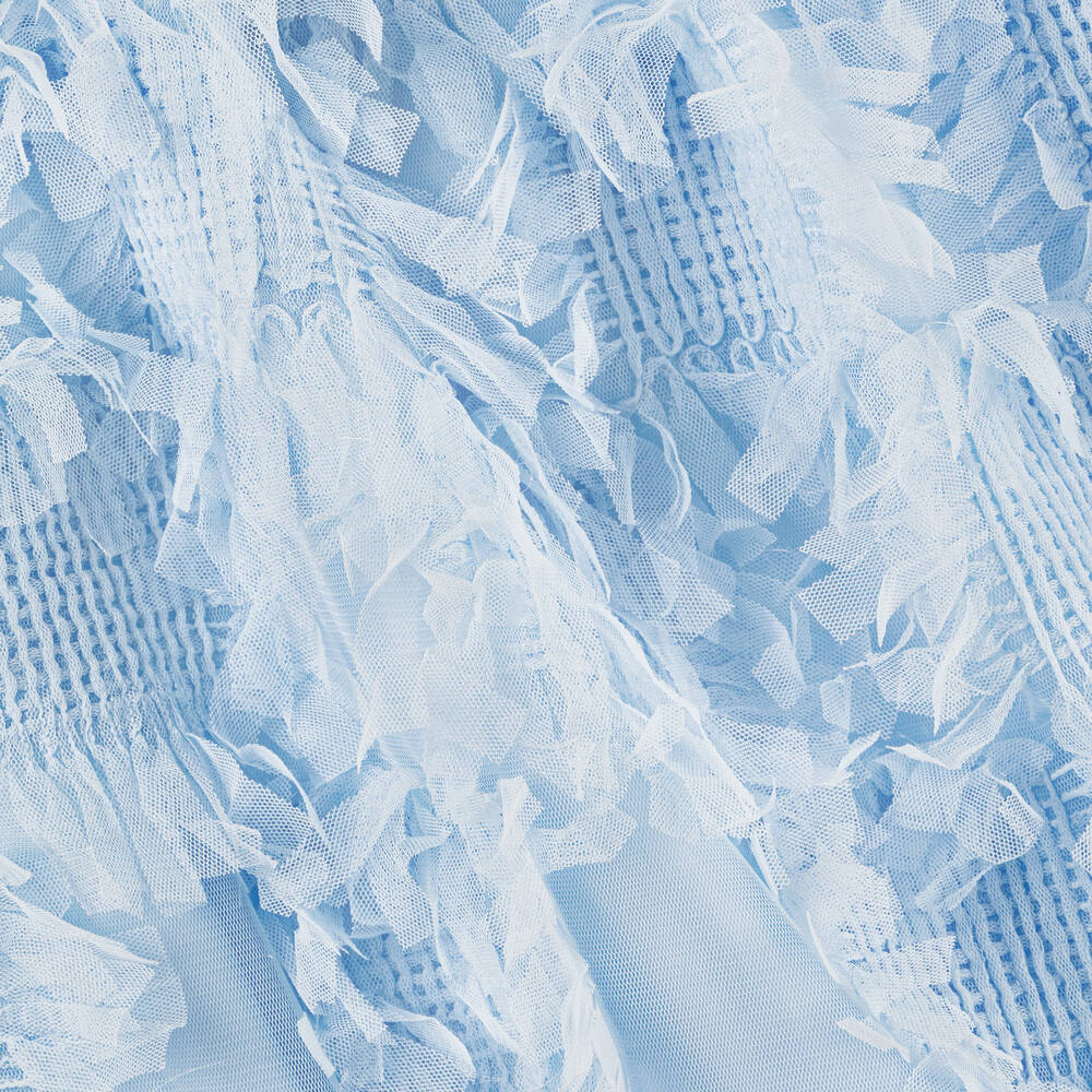 The Tiny Universe-فستان تول لون أزرق باستيل | Childrensalon Outlet