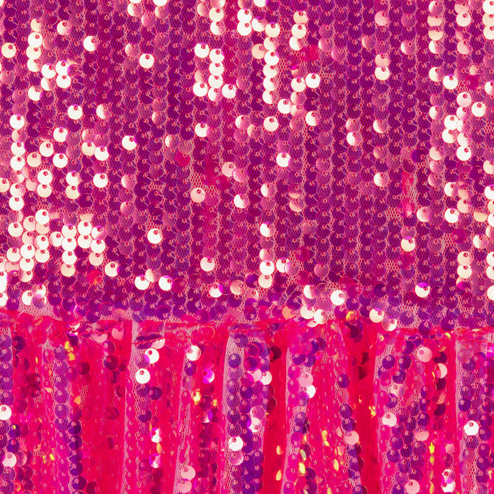 The Tiny Universe-Girls Pink Iridescent Sequin Dress | Childrensalon Outlet
