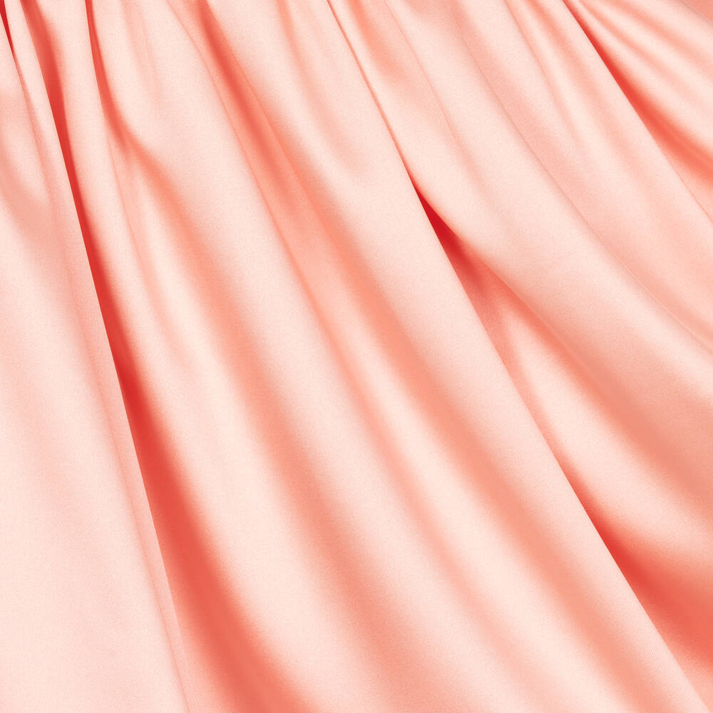 The Tiny Universe-Girls Pink Satin Sash Dress | Childrensalon Outlet