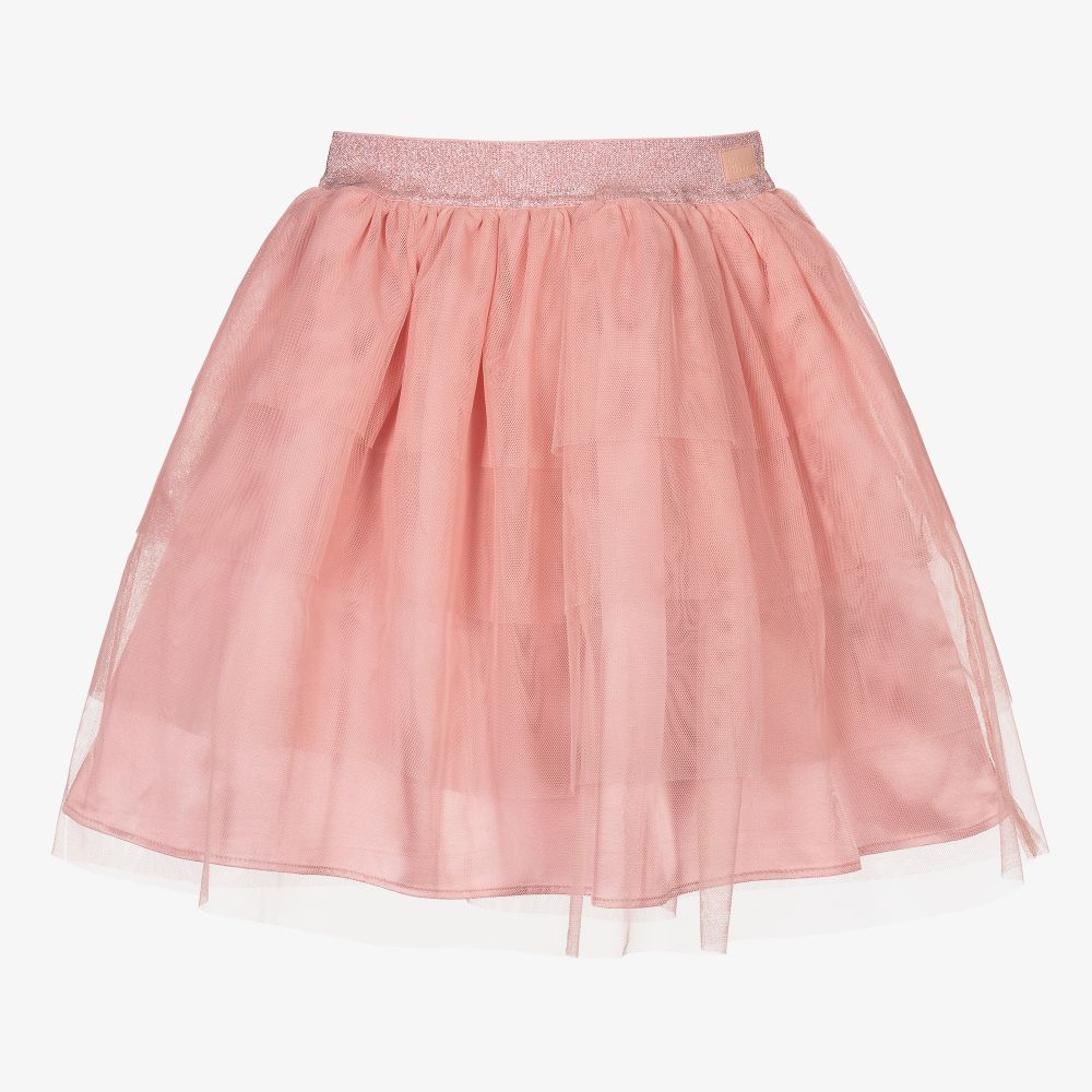 The Tiny Universe - Girls Pink Tulle Skirt | Childrensalon