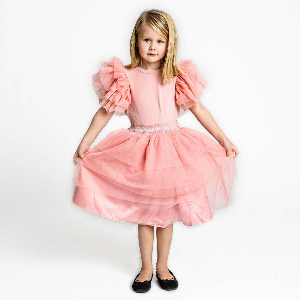 The Tiny Universe-Girls Pink Tulle Skirt | Childrensalon Outlet