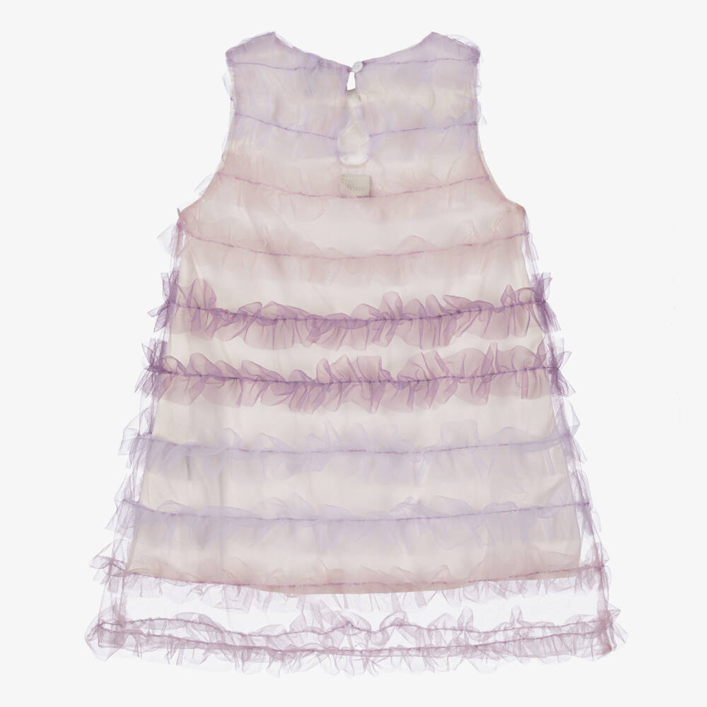The Tiny Universe-Girls Radiant Ruffled Tulle Frock | Childrensalon Outlet