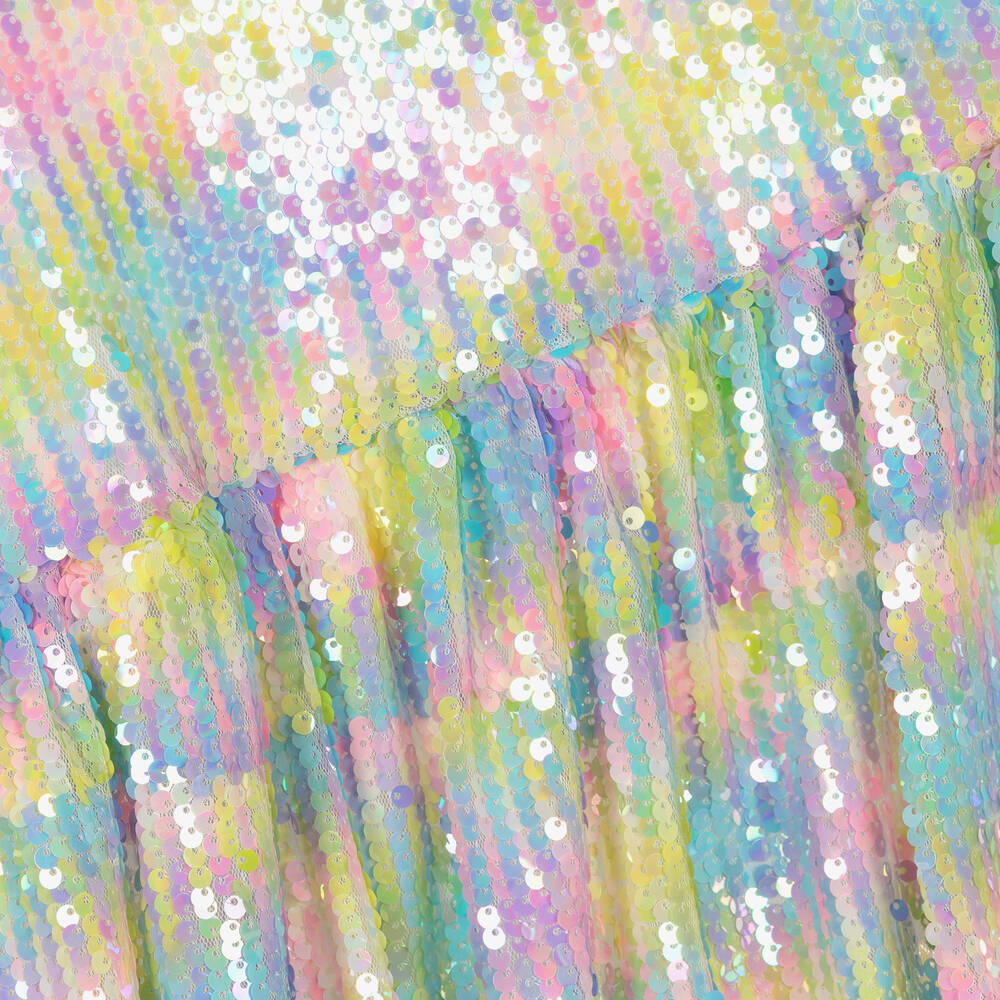 Rainbow sequin dress kids hot sale