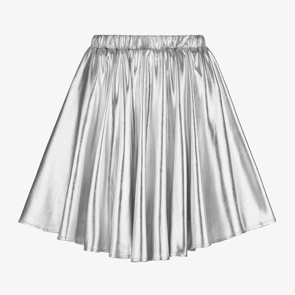 The Tiny Universe-Серебристая блестящая юбка для девочек | Childrensalon Outlet