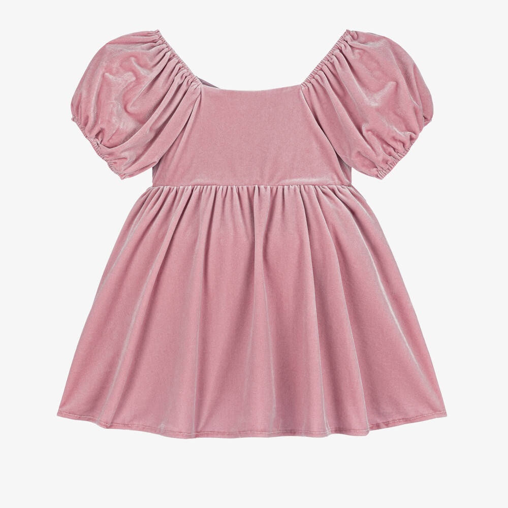 The Tiny Universe-Girls Soft Pink Ribbon Dress | Childrensalon Outlet
