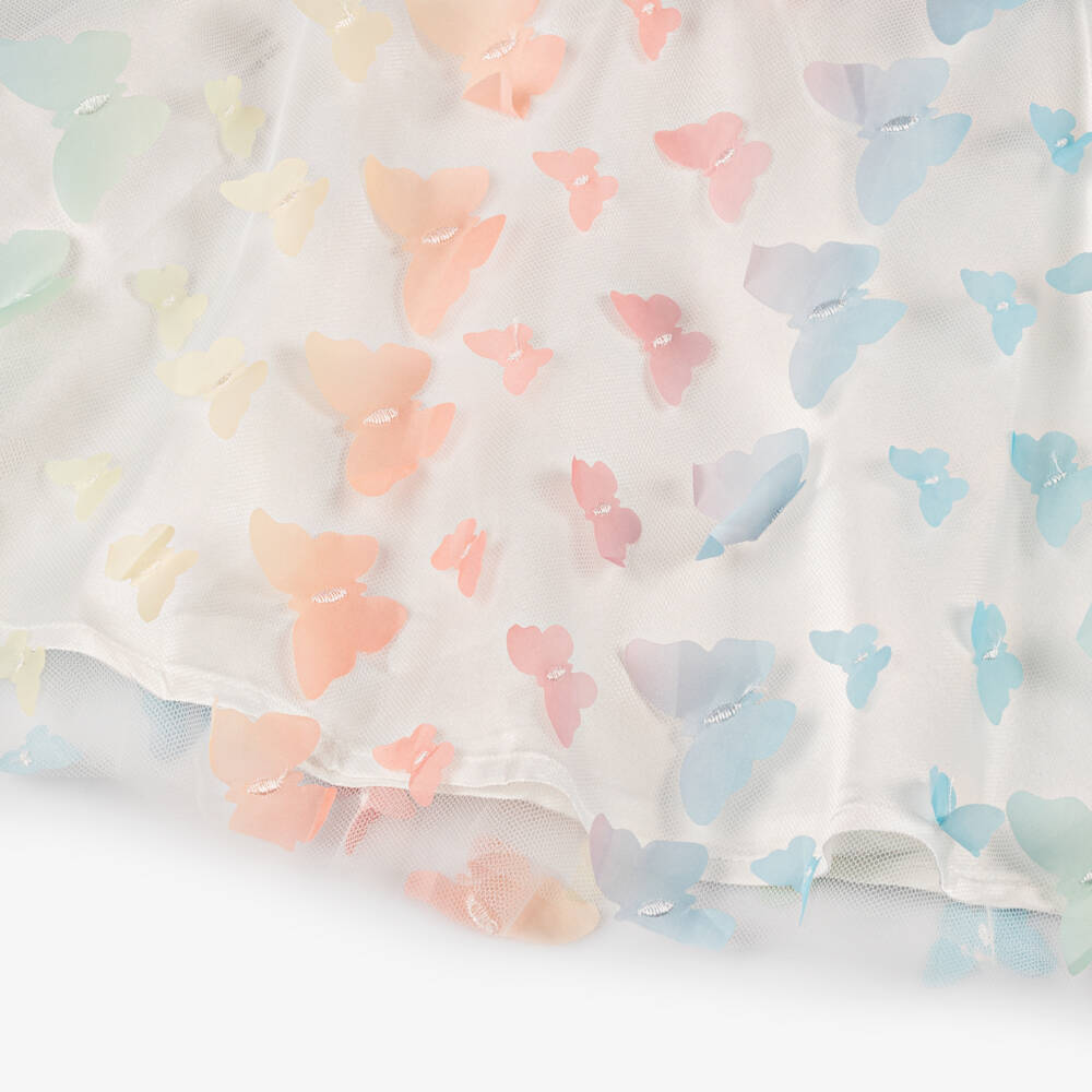 The Tiny Universe-Юбка из тюля с разноцветными бабочками для девочек | Childrensalon Outlet