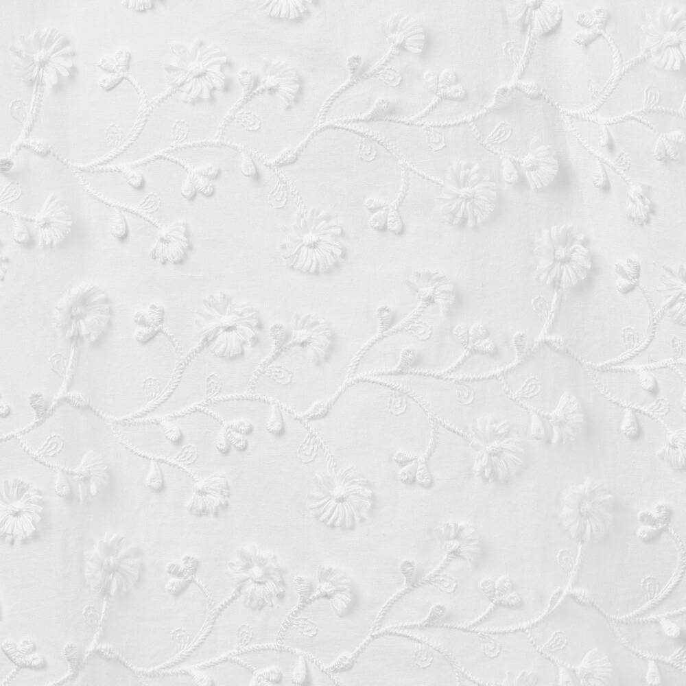 The Tiny Universe-فستان مطرز بورود لون أبيض | Childrensalon Outlet