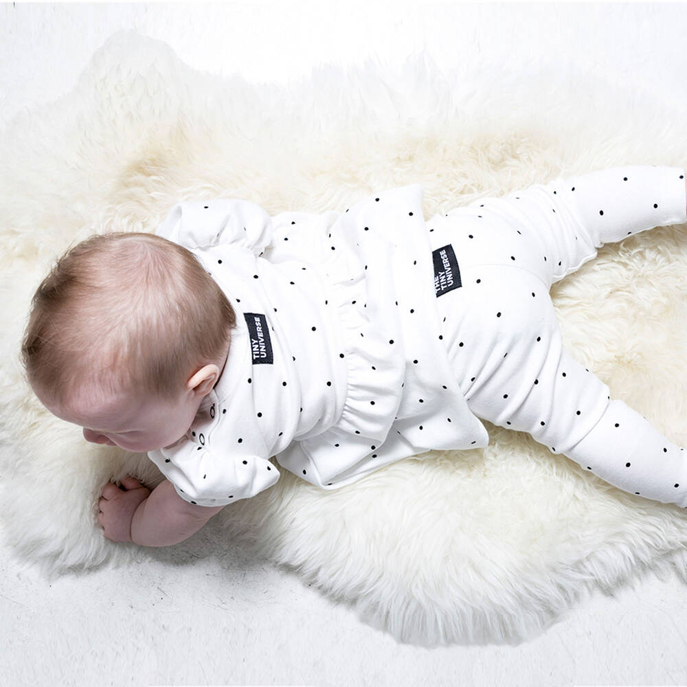 The Tiny Universe-فستان جيرزي بلون عاجي | Childrensalon Outlet