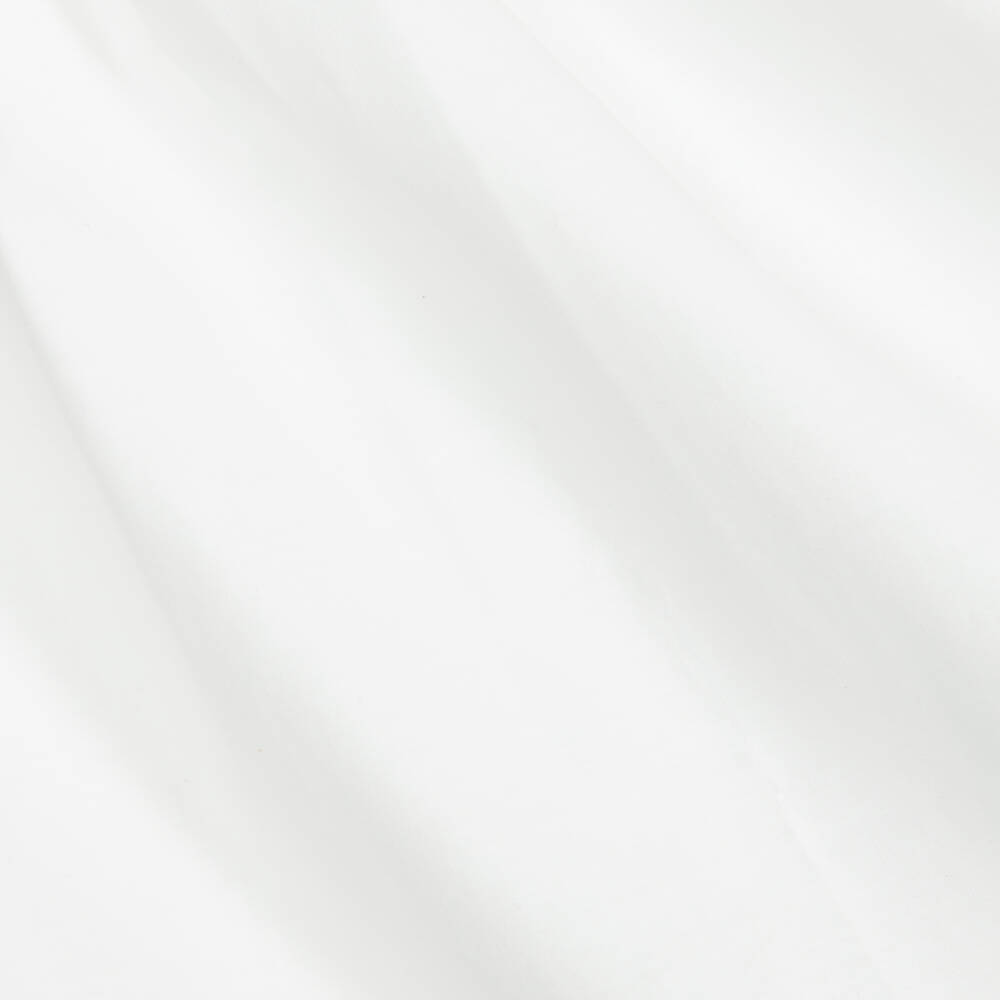 The Tiny Universe-White Cotton Dress with Bows | Childrensalon Outlet