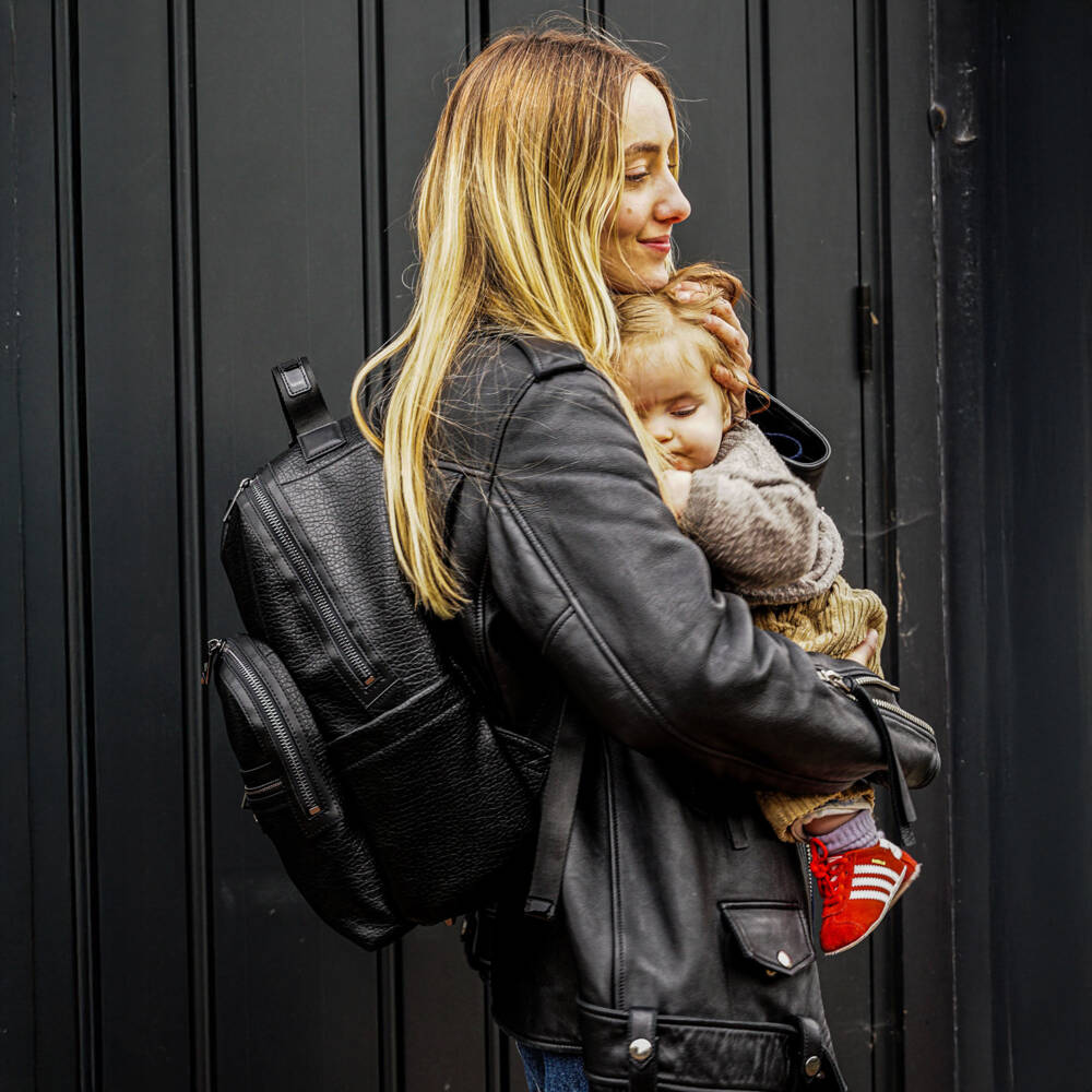 TIBA + MARL-Black Changing Backpack (42cm) | Childrensalon Outlet