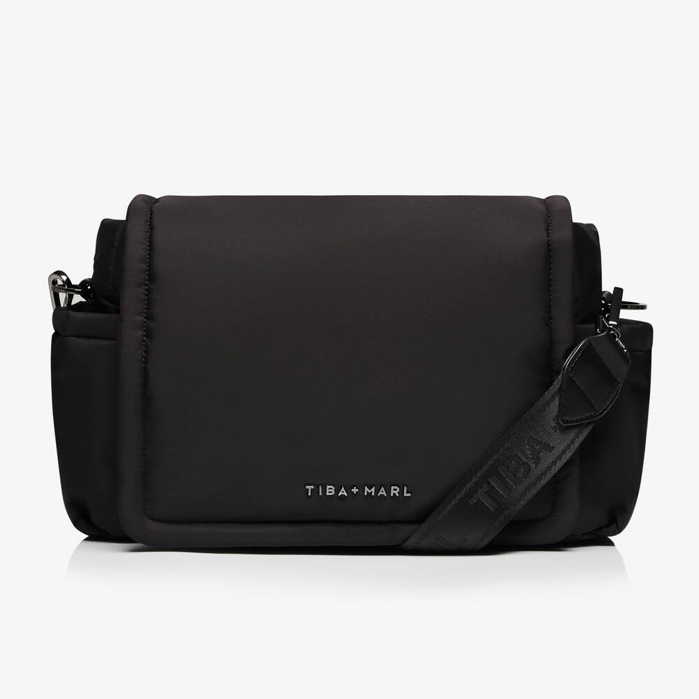 TIBA + MARL-Black Nova Padded Changing Bag (33cm) | Childrensalon Outlet
