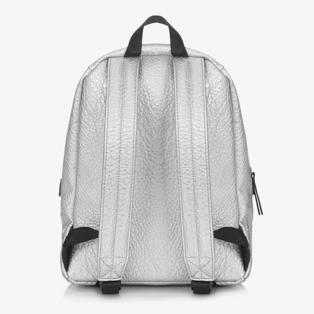 TIBA + MARL-Boys Silver Luxe Backpack, 29cm | Childrensalon Outlet