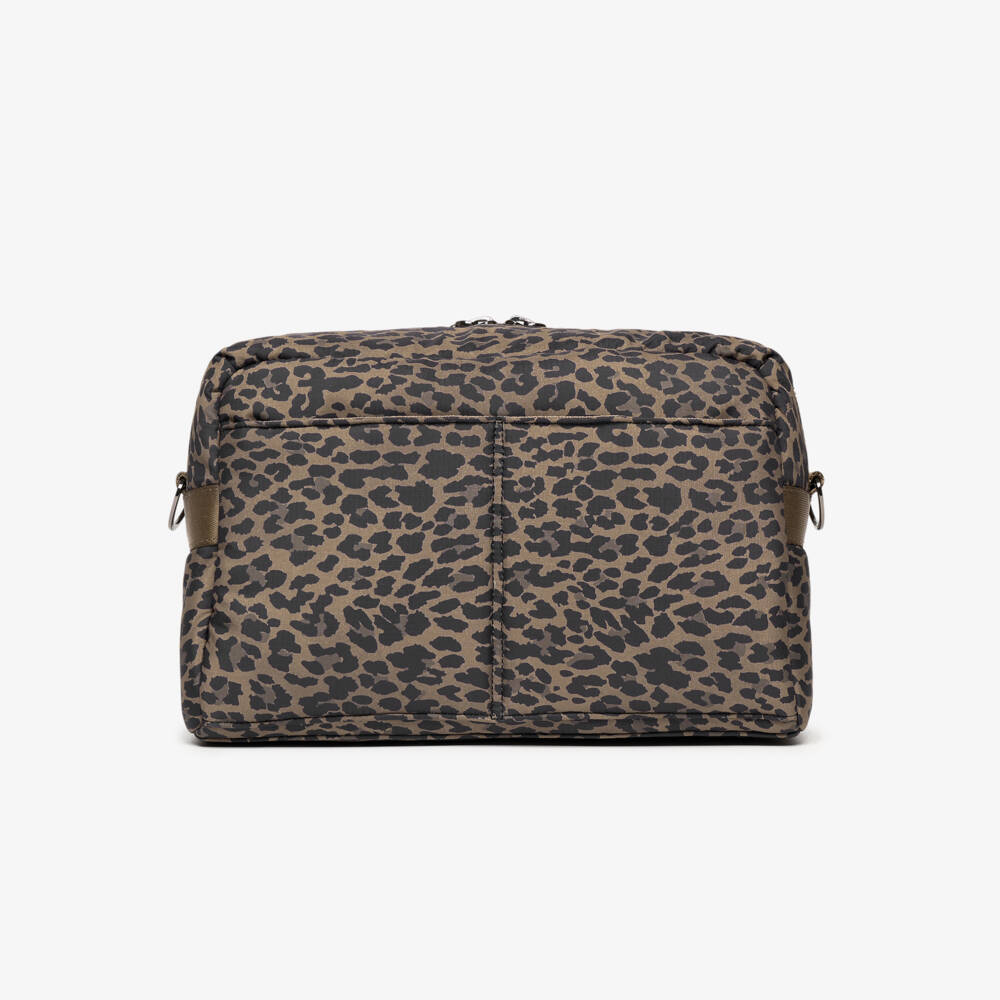 TIBA + MARL-Brown Leopard Print Stroller Changing Bag (34cm) | Childrensalon Outlet