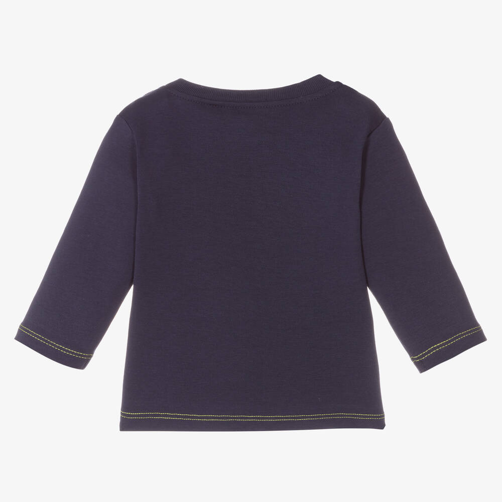 Timberland-Синий хлопковый топ для малышей | Childrensalon Outlet