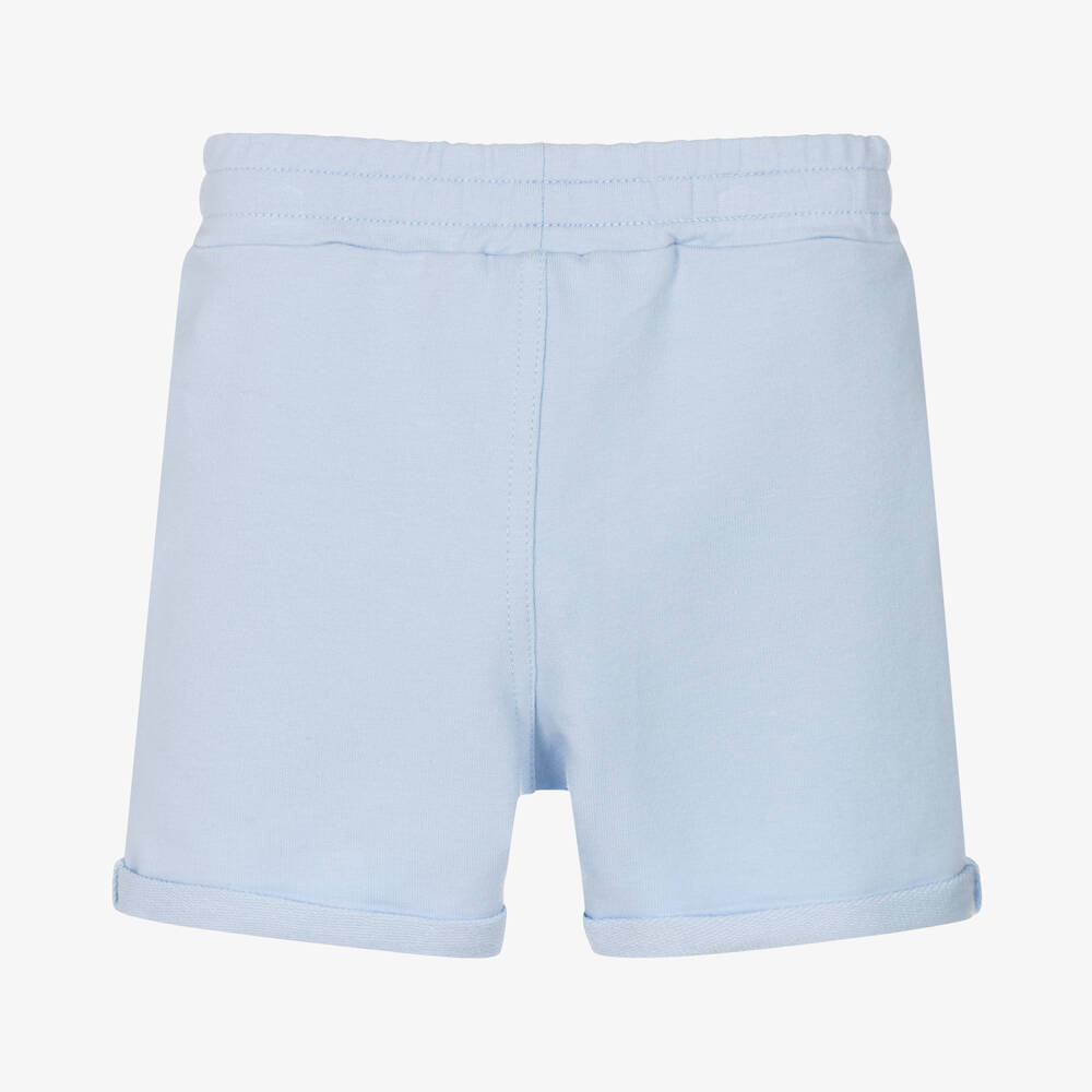 Timberland-Baby Boys Blue Logo Trim Shorts | Childrensalon Outlet